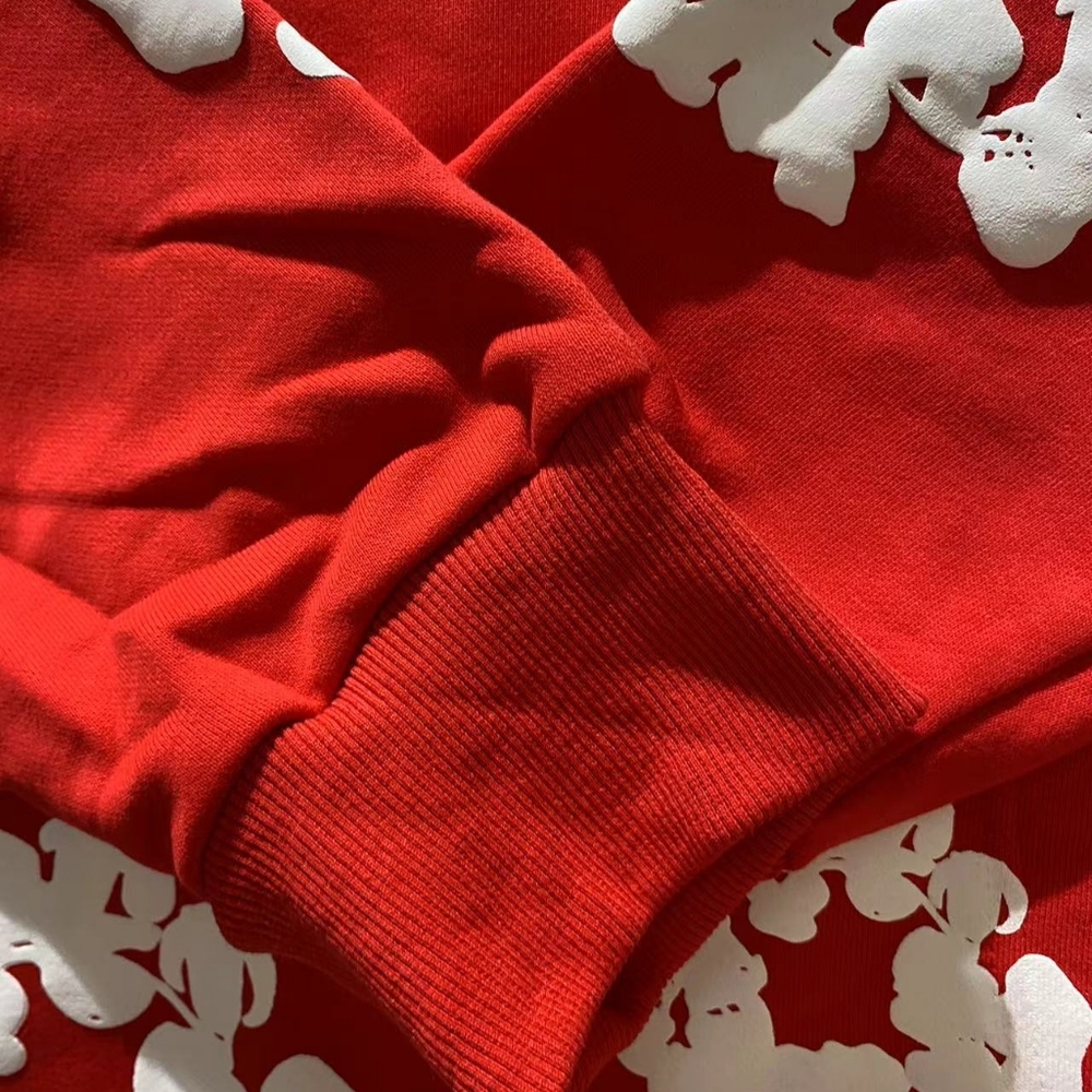 Denim Tear Hoodie red - Picture 2 of 4